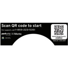 EV QR label for Autel A12 (Monta) includes the CEC logo