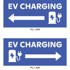 EV Double Sided Directional Ceiling Hung Sign